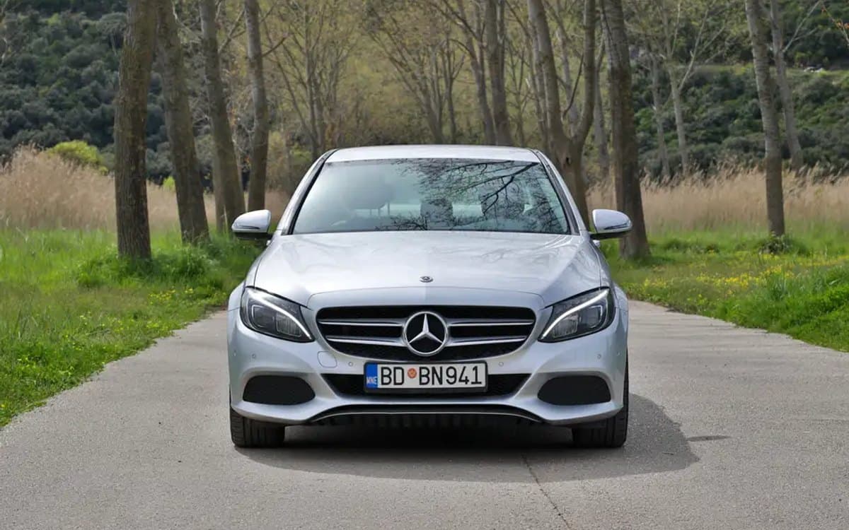 Mercedes C 300h for hire in Montenegro