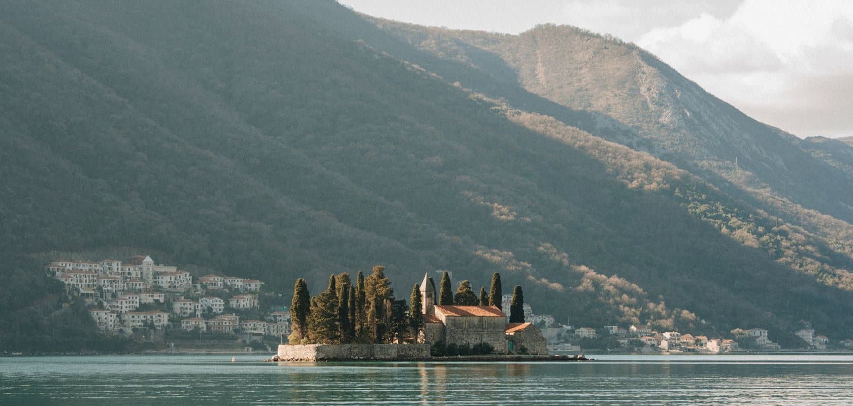 The islet of Saint George, a short bay drive from Tivat