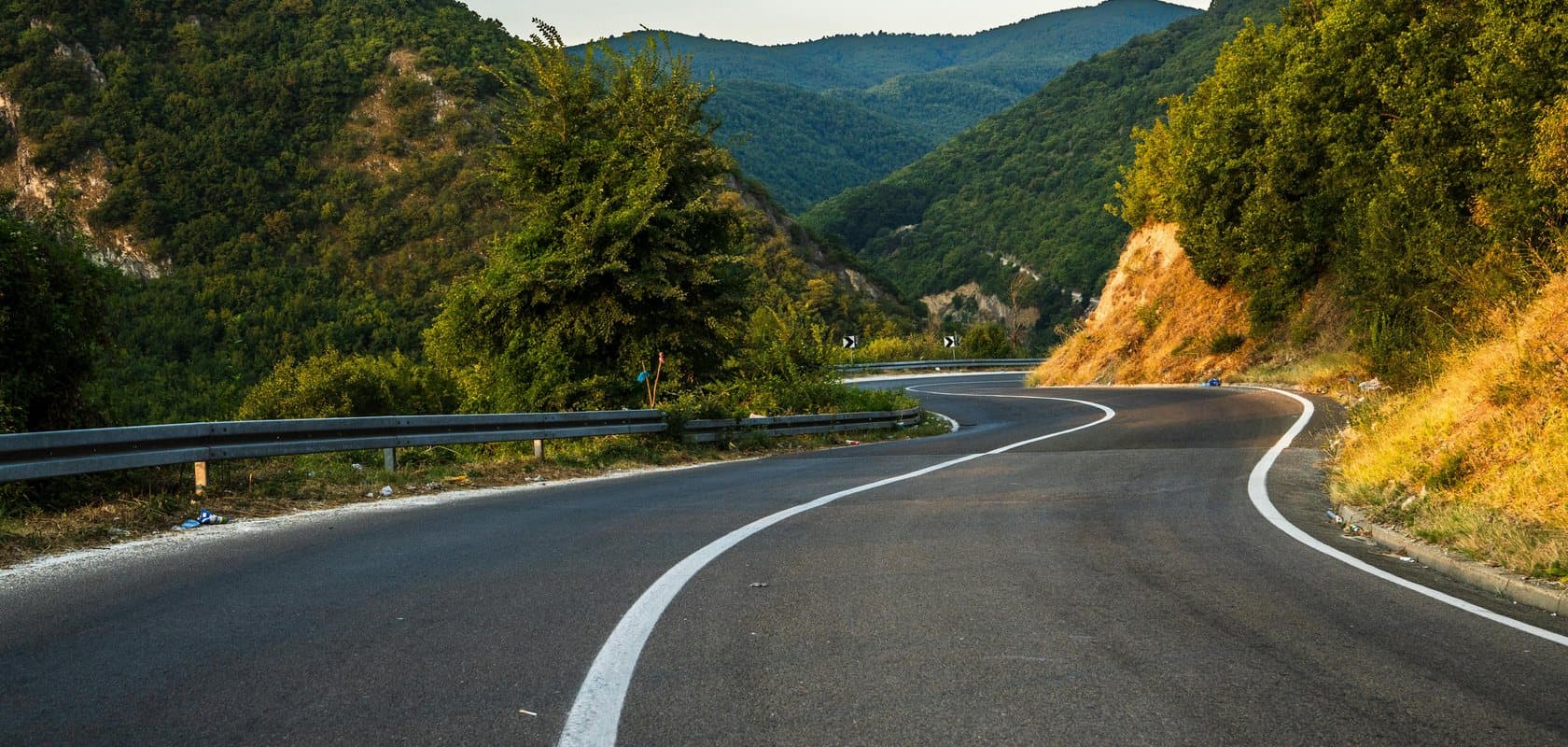 The coast road, the first hour out of Tivat