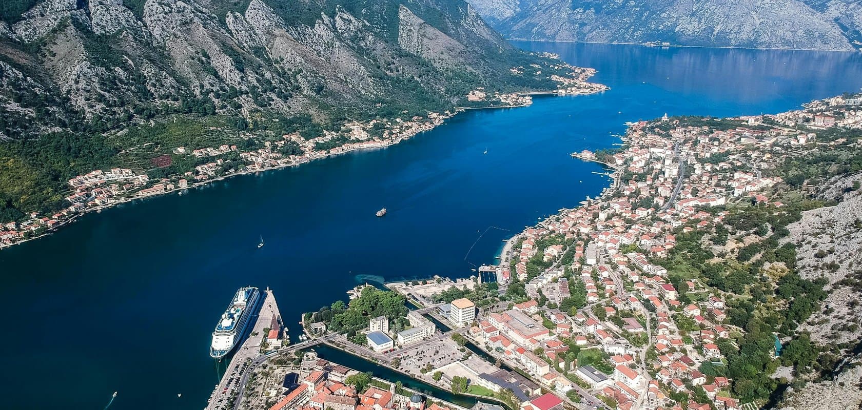 The bay from the heights above Kotor